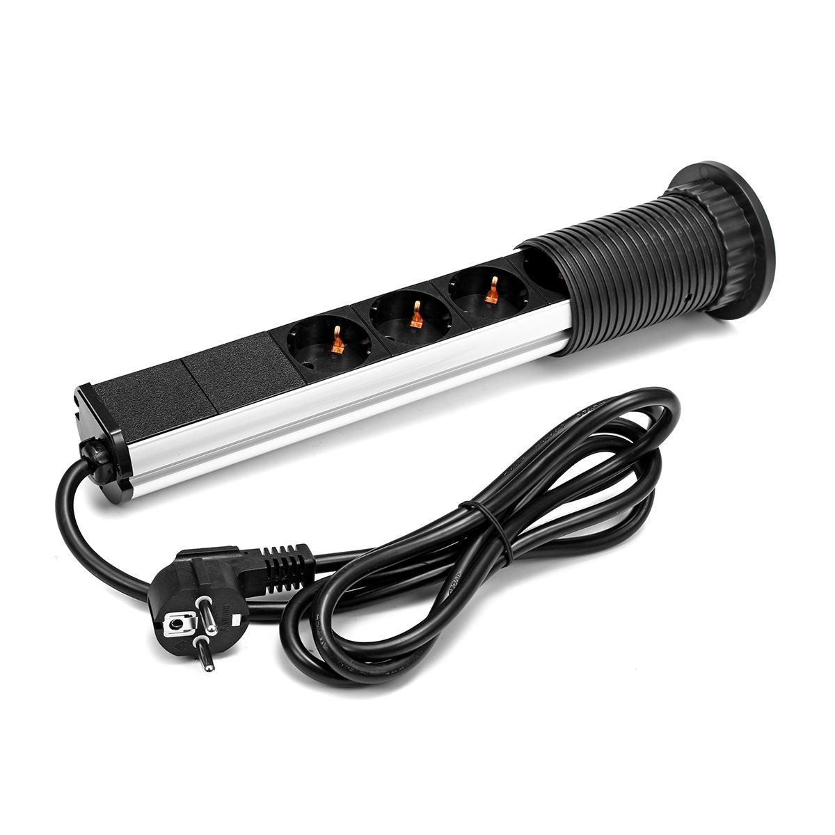 TIOZONEY - Enchufe de sobremesa retráctil de Toma de corriente emergente