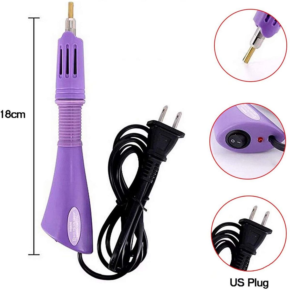 TIOZONEY - Aplicador De Pedrería Diamantes Hotfix Aplicador Cristales