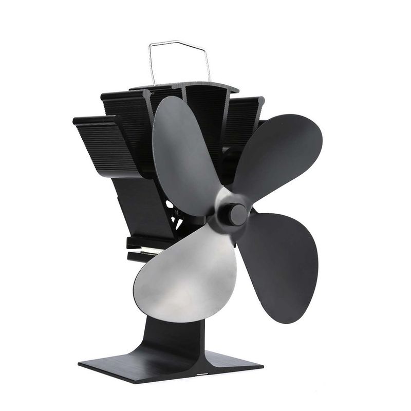 TIOZONEY - Potencia térmica chimenea Heat Fan Desarrollado madera Estufa Ventilador aficionados
