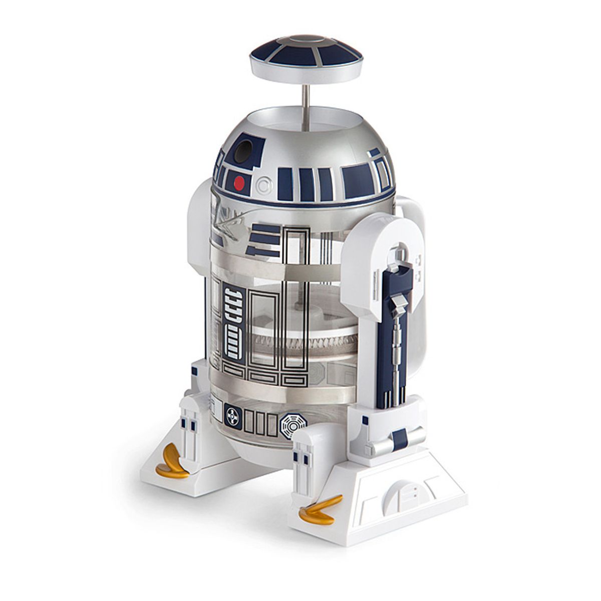 TIOZONEY - Mini cafetera manual de 960 ml para cafetera francesa R2-D2 doméstica