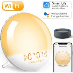 TIOZONEY - Smart Wake Up Light Despertador Luz Inteligente Wifi Control.