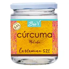 BIOV - Cúrcuma 200g 52% Curcumina Sin Gluten Vegana Bio V