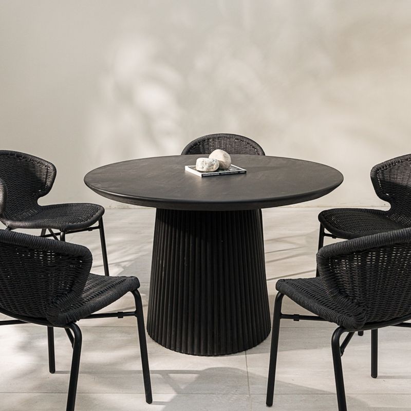 FORASTERO - Mesa De Comedor Garazi Negra Forastero