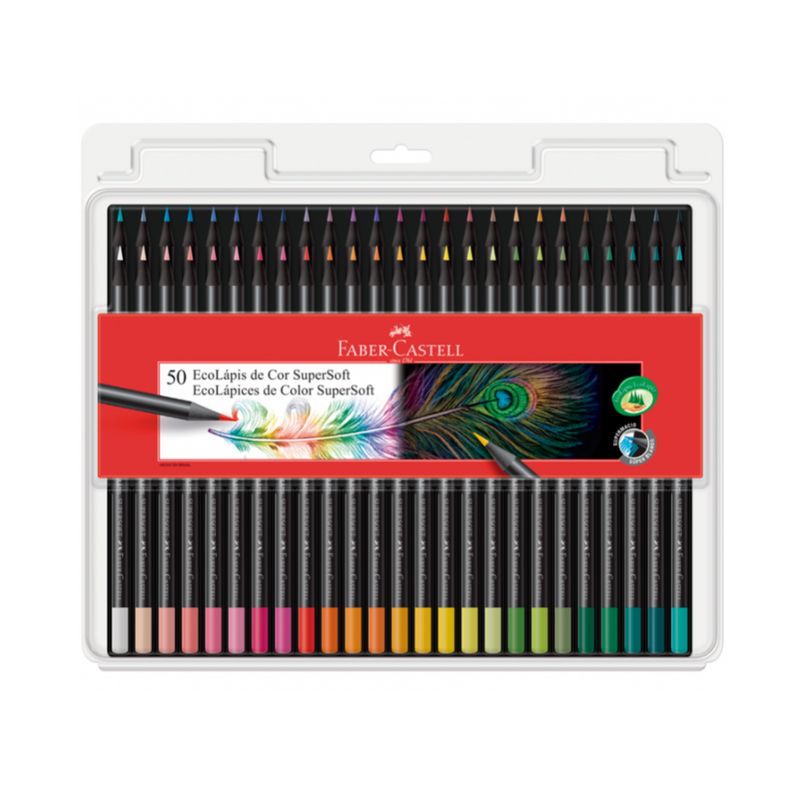 FABER-CASTELL - 50 Ecolápices De Color Supersoft Faber-castell