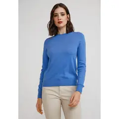 CANADIENNE - Sweater Mujer Algodón Azulino