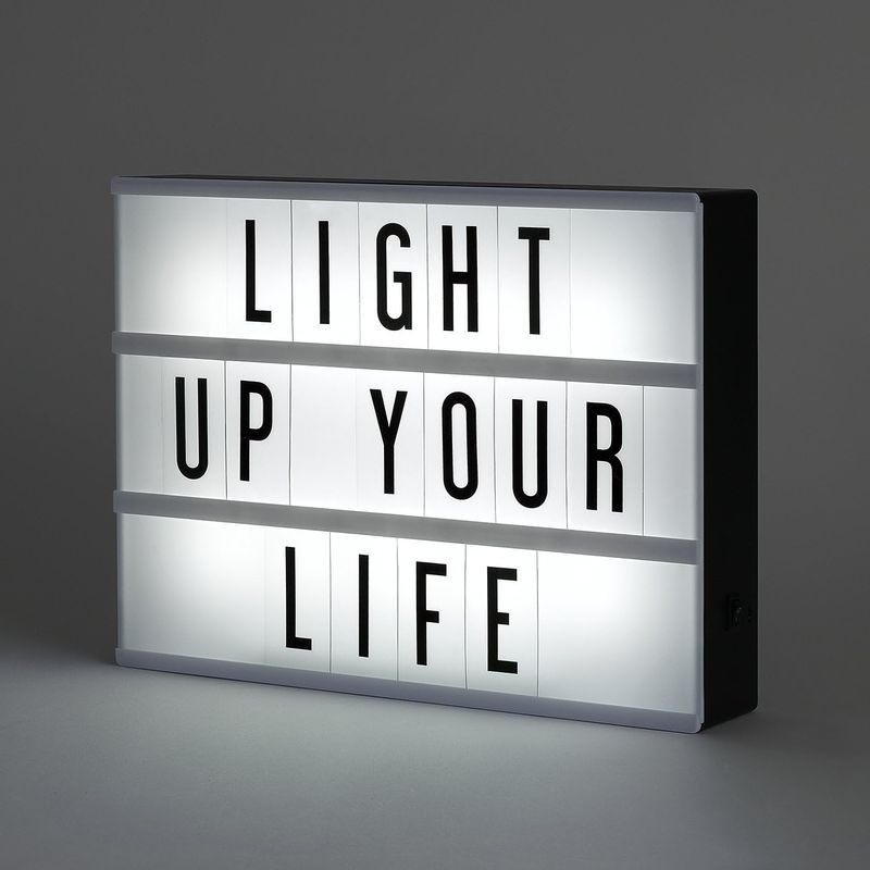 MOVI - Adorno de Luz Led Cinematic Box Personalizable