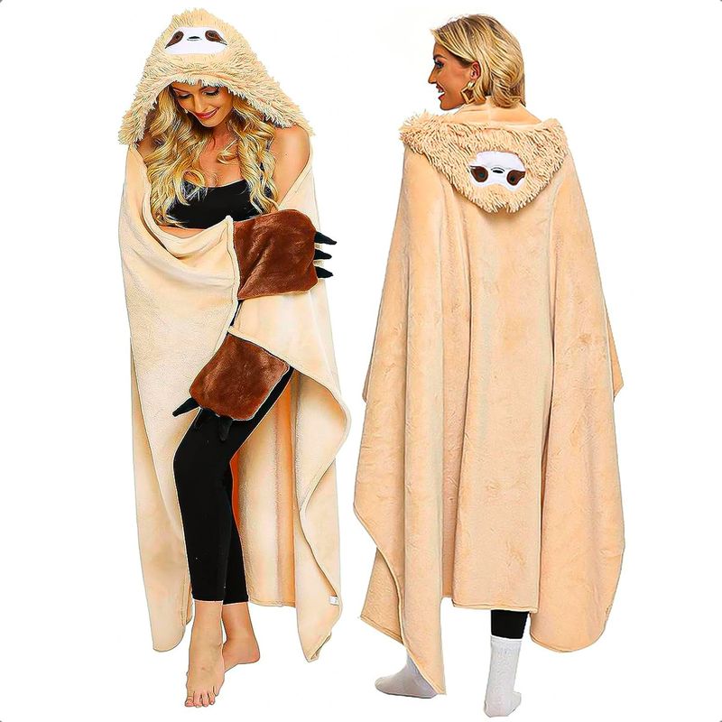 ARCA SHOPPING - Poleron Chiporro Mujer Manta Polar Poleron Invierno Frazada