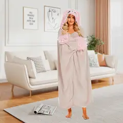ARCA SHOPPING - Poleron Chiporro Mujer Manta Polar Poleron Invierno Frazada