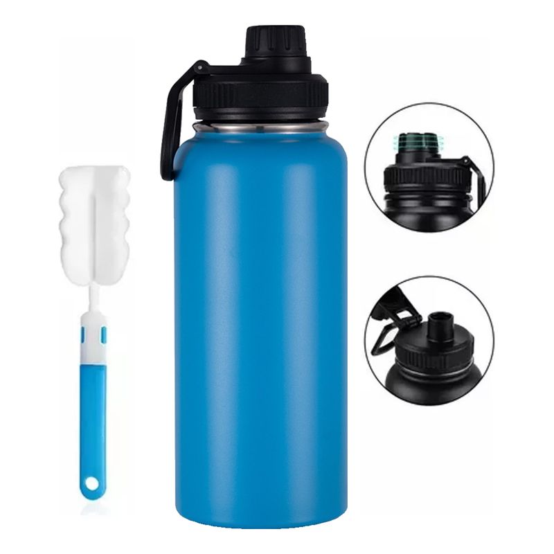 TIOZONEY - Botella De Agua Fríacaliente De Acero Inoxidable De 12 L
