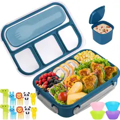 TIOZONEY - 16pcs Fiambrera Bento Para Adultos Niños