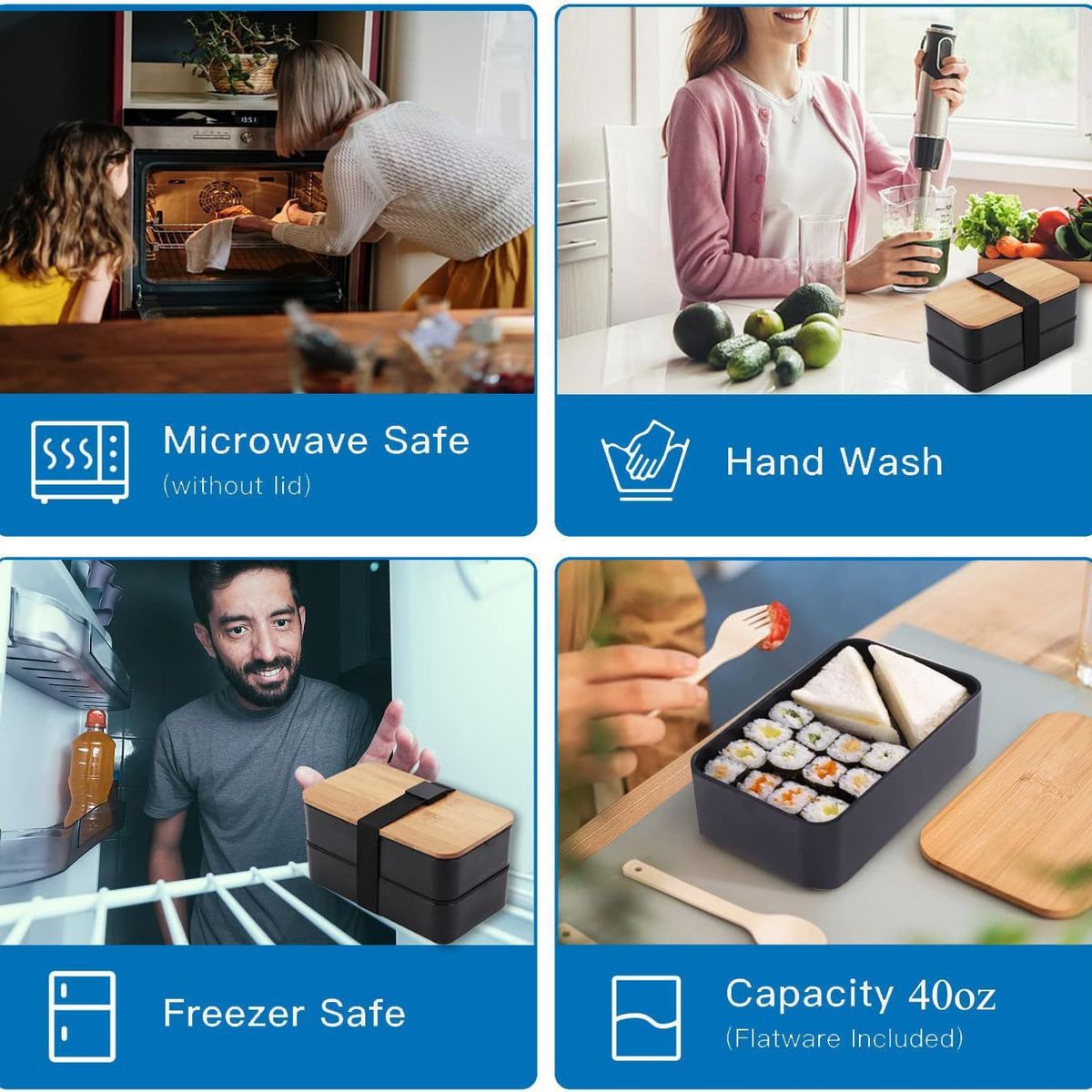 TIOZONEY - Fiambrera de 6 piezas