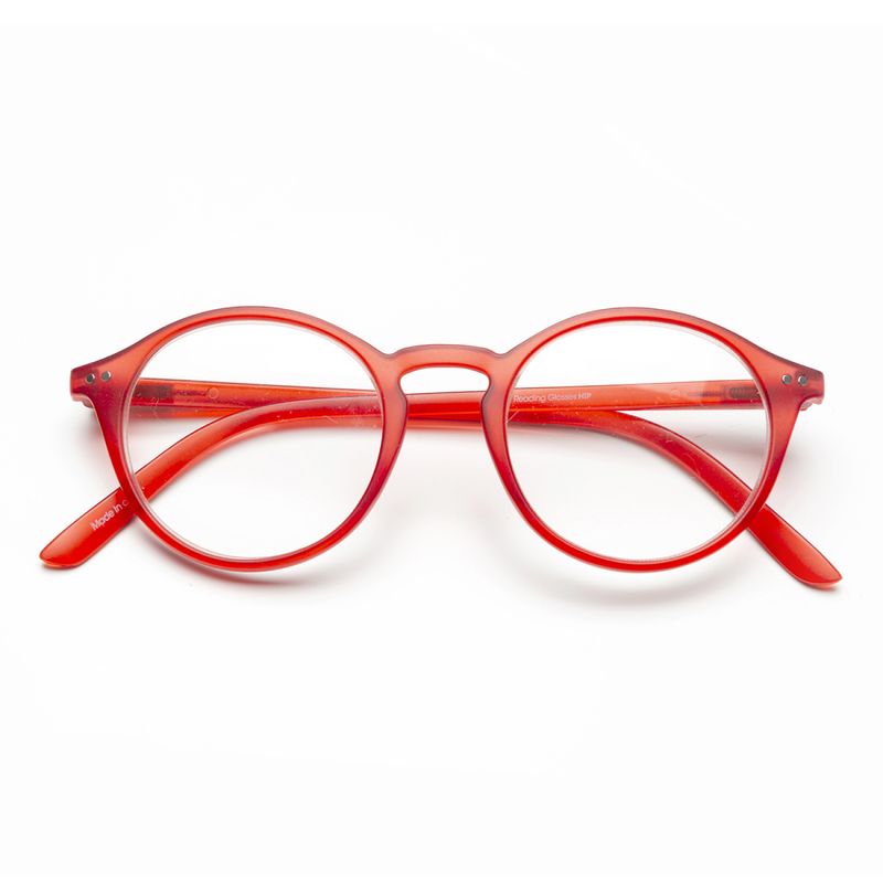 B+D - Lentes Graduados Presbicia Smart Hip Crystal Matt Red Dioptría 200