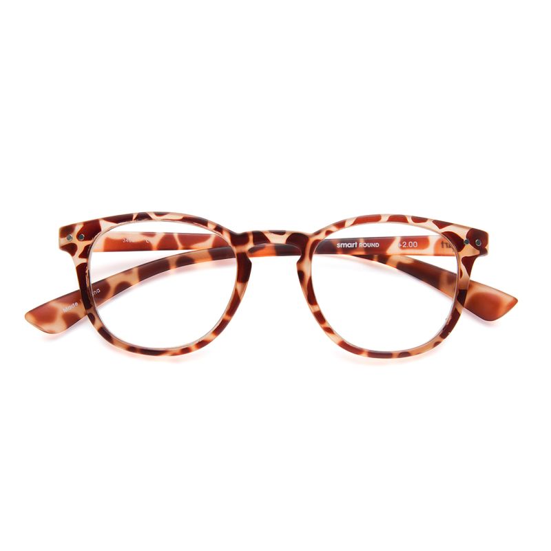 B+D - Lentes Graduados Presbicia Smart Round Matt Tortoise Dioptría 300