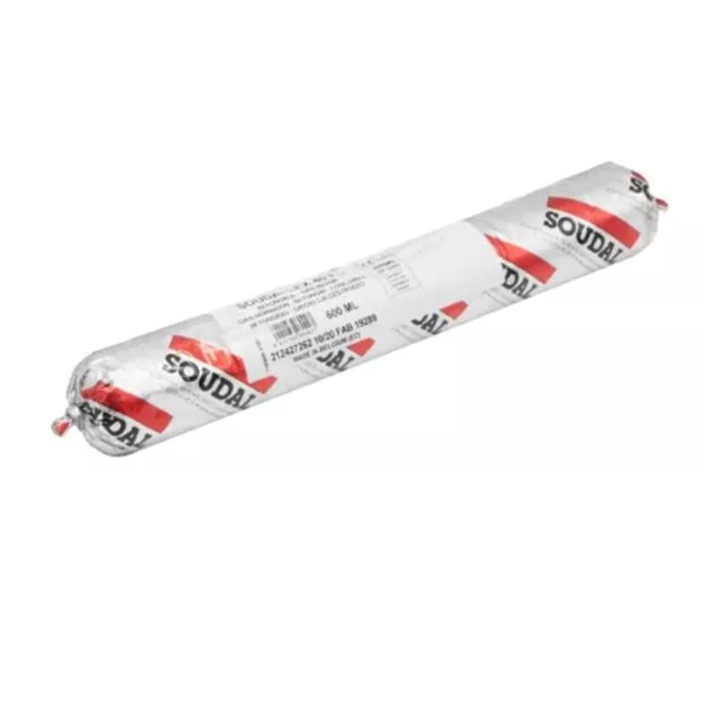 GENERICO - Silicona Sellador Poliuretano 600 Ml. Soudalflex 40fc. gris