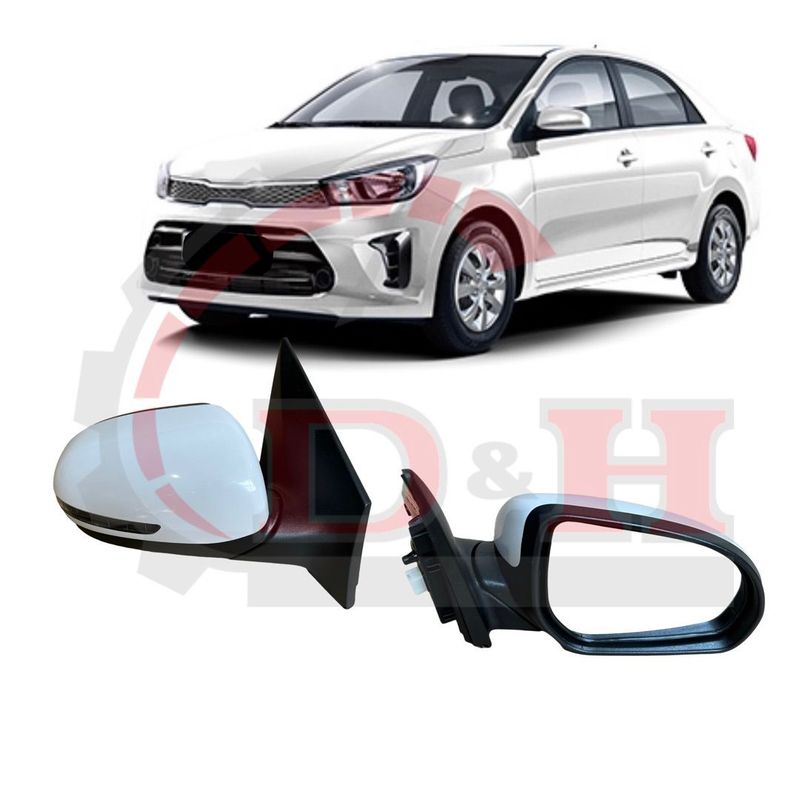 GENERICO - Espejo Retrovisor derecho con inte Kia soluto 2019-2025 H7