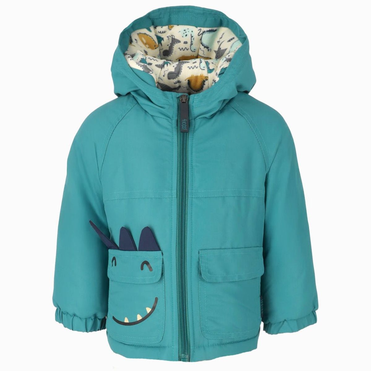 4KIDS - Parka bebés impermeable verde 4 Kids