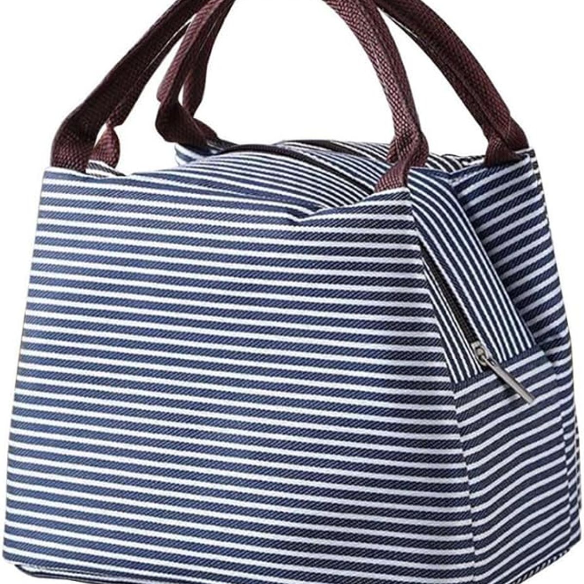 TIOZONEY - Bolsa de almuerzo a rayas