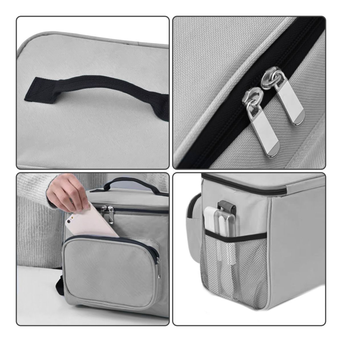 TIOZONEY - Bolsa de tela Oxford para el almuerzo