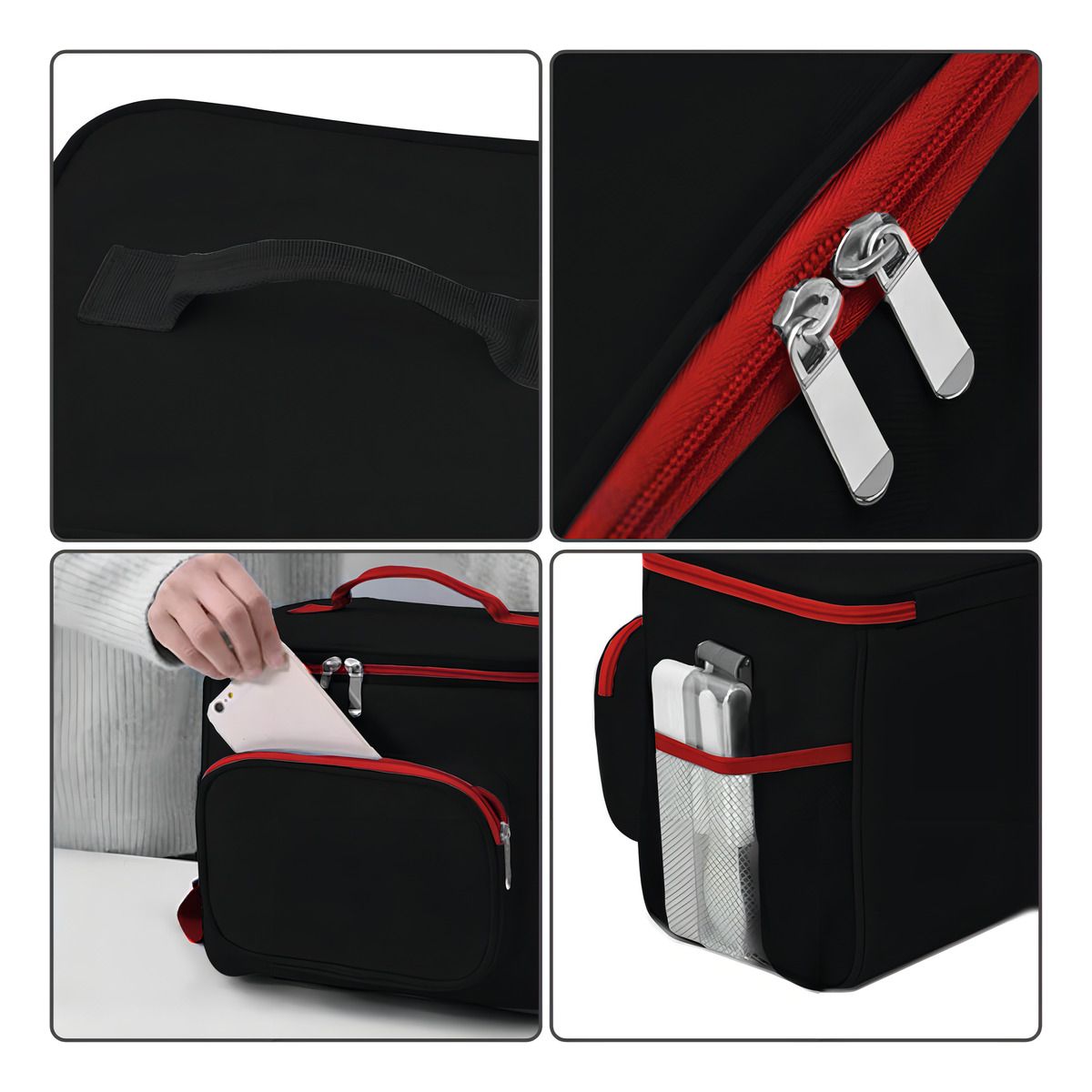 TIOZONEY - Bolsa de tela Oxford para el almuerzo