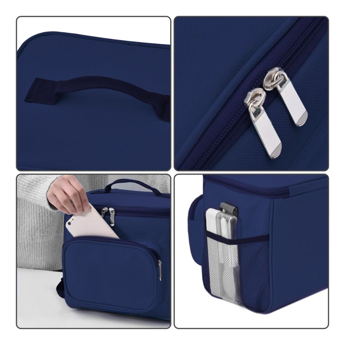 TIOZONEY - Bolsa de tela Oxford para el almuerzo