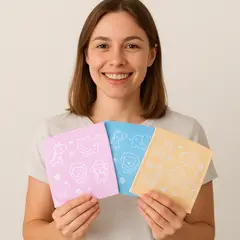 GENERICO - Set 3 Toallas Para Manos O Cara 100% Algodón