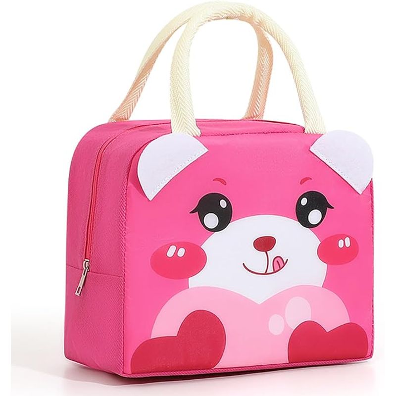 TIOZONEY - Bolsa bento de dibujos animados.