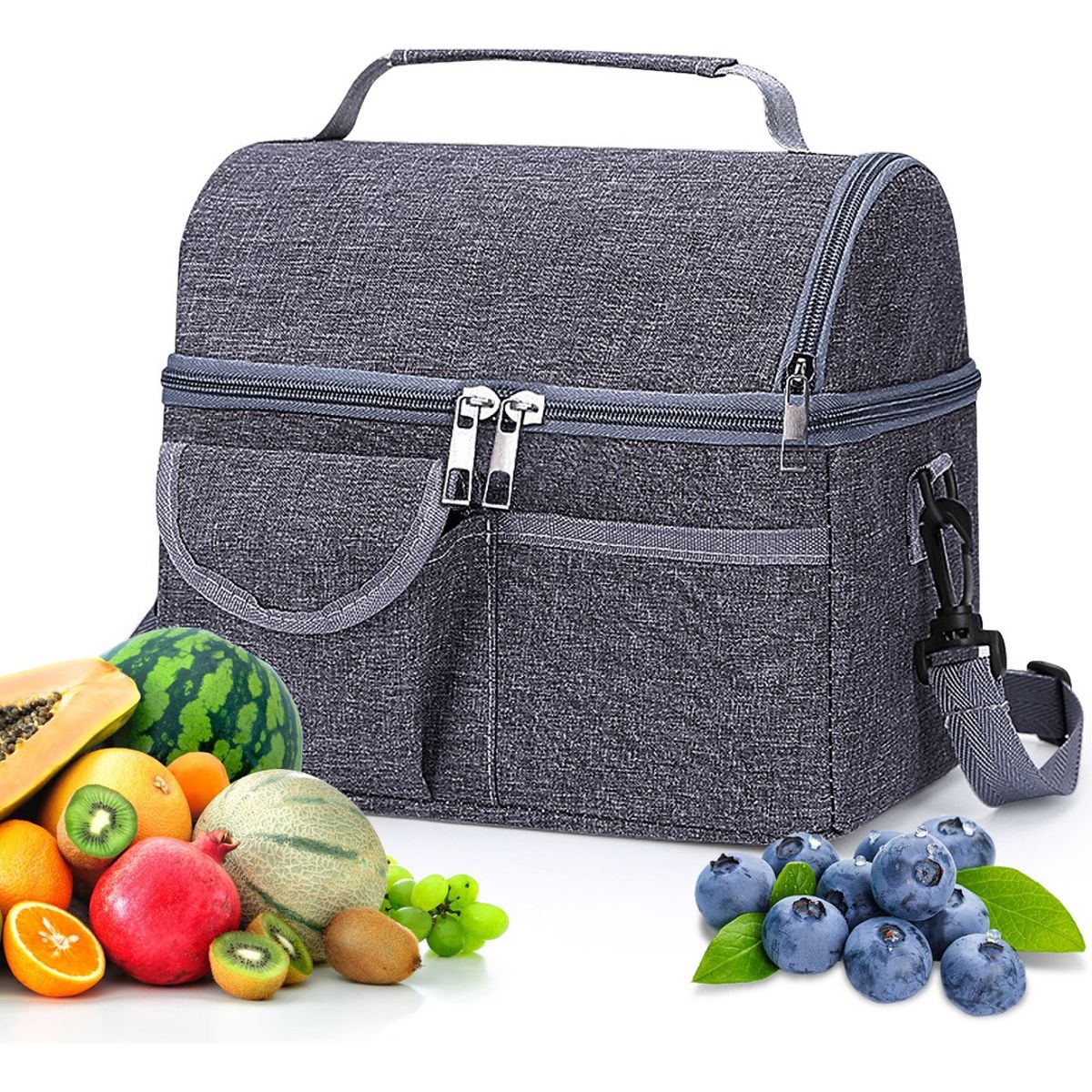 TIOZONEY - Bolsa Del Almuerzo Loncheras Portátil Y Gran Capacidad