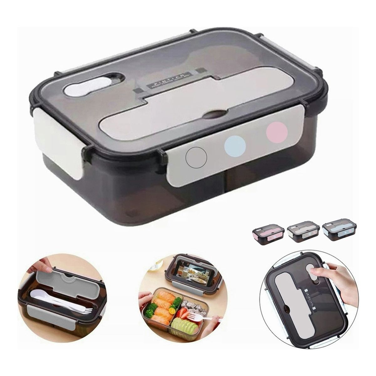 TIOZONEY - Fiambrera Lunch Box Topper Para Lunch Lonchera Termica