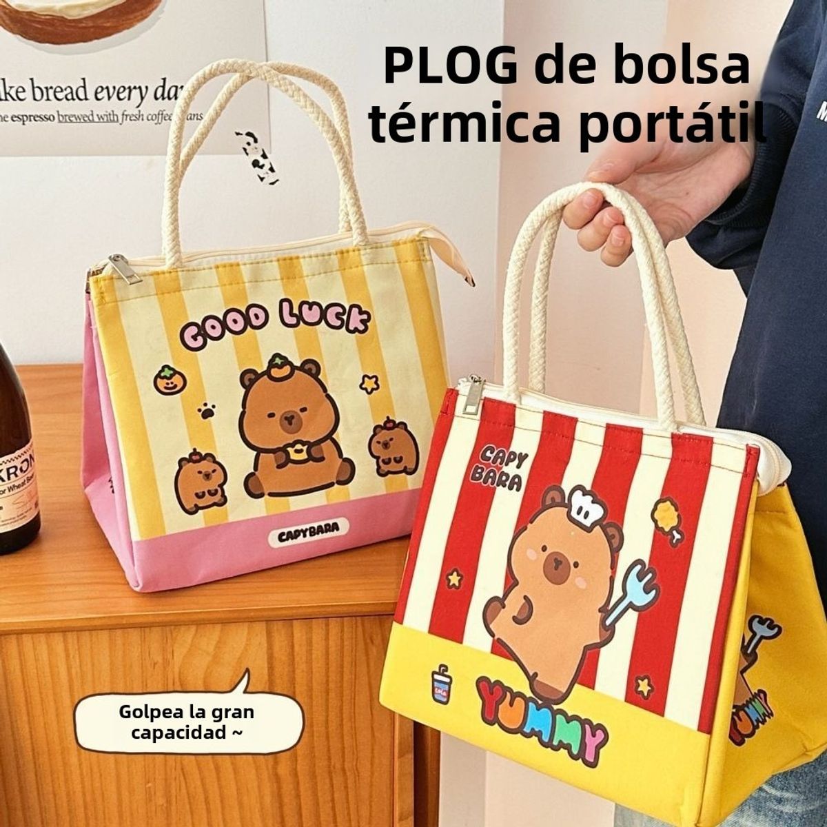 TIOZONEY - Carpincho Bolsa de almuerzo