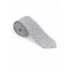 ORIGINAL PENGUIN - Corbata De Hombre Cuadros Gris