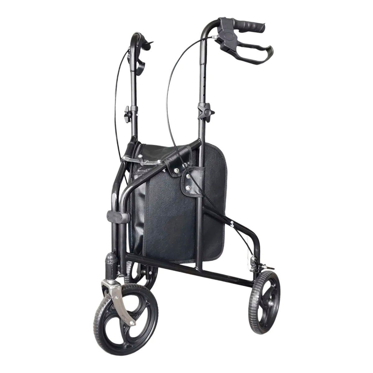 ONEDER - Andador Burrito 3 Ruedas Plegable Con Bolso Freno De Anclaje 5001A