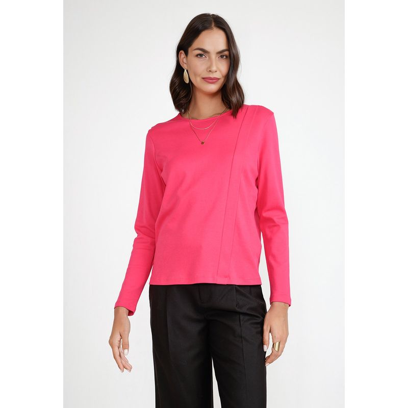 CANADIENNE - Polera de Mujer Modelo Cecil Color Fucsia Canadienne