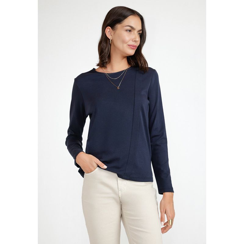 CANADIENNE - Polera de Mujer Modelo Cecil Color Marino Canadienne