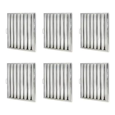 Imagen 2 del producto 6 Pack Filtros de Campana 50x50 cm Acero Inox.