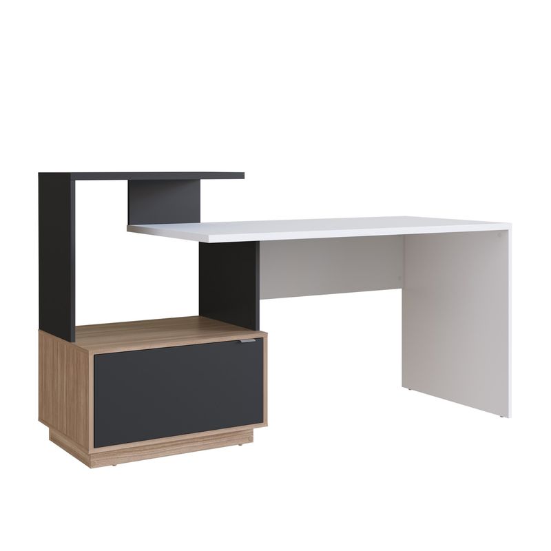 DF HOME - Escritorio Barcelona Emovell Blanco Madera B90092