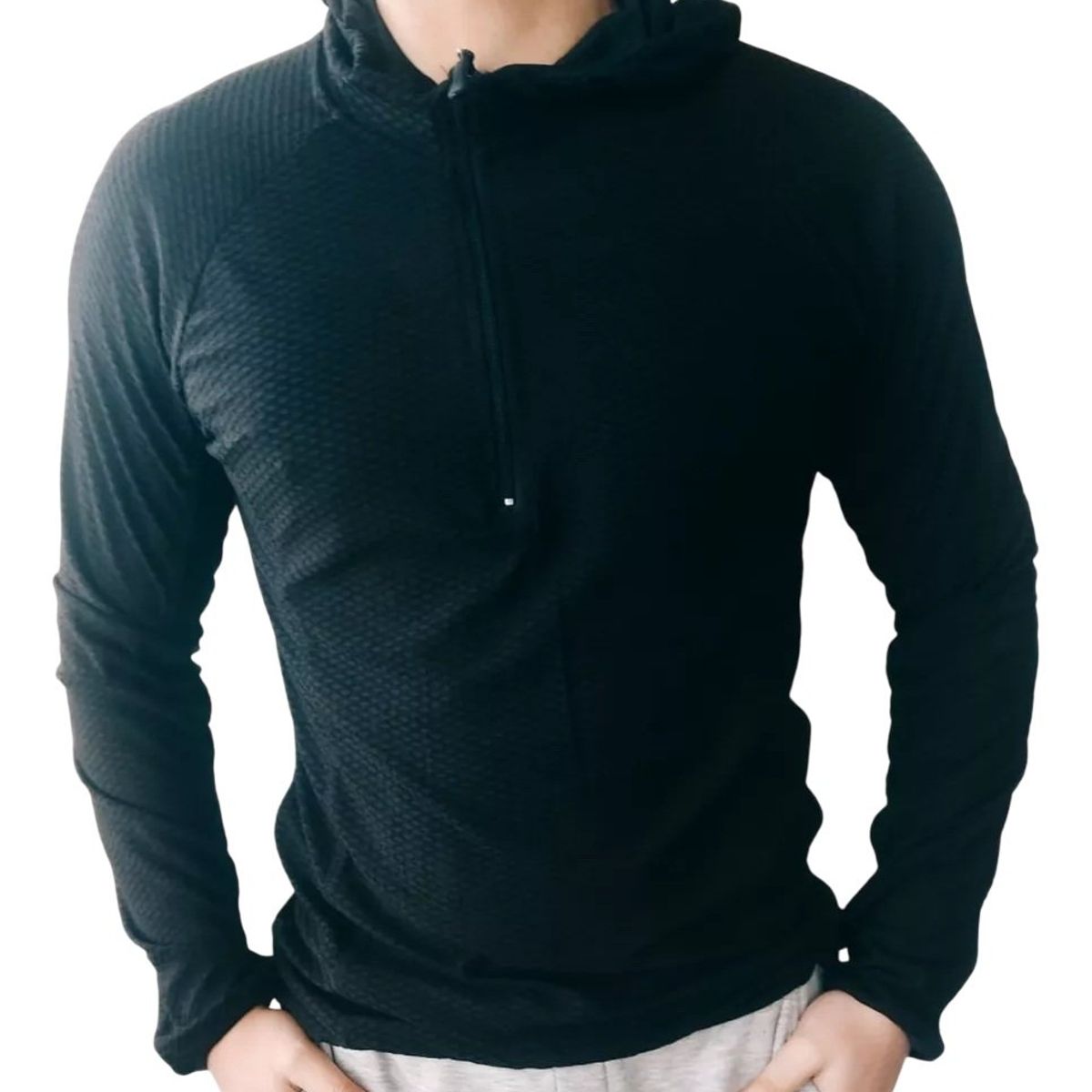 GARSIL - Poleron Deportivo Segunda Capa Con Cierre Para Hombre Con Gorro
