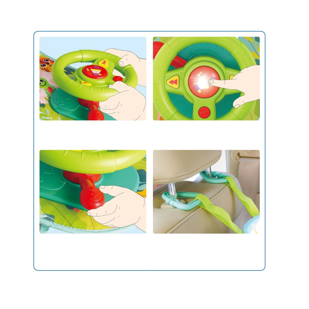 BBQOOL - Volante Interactivo Infantil