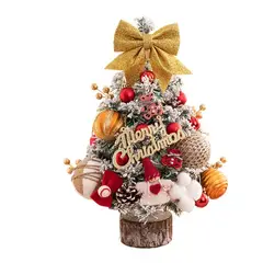 TIOZONEY - Decoración Navideña 45cm Árbol de Navidad Adorno de mesa