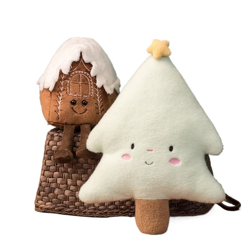 TIOZONEY - Decoración navideña almohada - árbol de Navidad 45CM