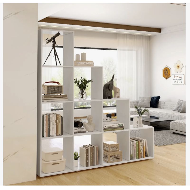 HOMER DESIGN - Organizador Repisa Estante Living Librero 70x24x159cm
