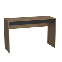 DF HOME - Escritorio Color Madera y Negro Madrid 2 Cajones B35.071.