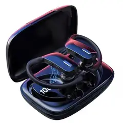 GENERICO - Auriculares in-ear inalámbricos Bluetooth Earphones In-Ear negro con luz LED