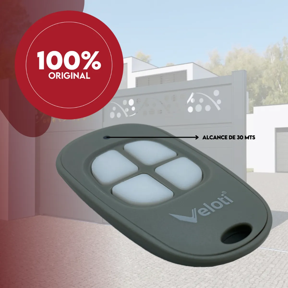 VELOTI - Control Para Porton Veloti Mc Garcia