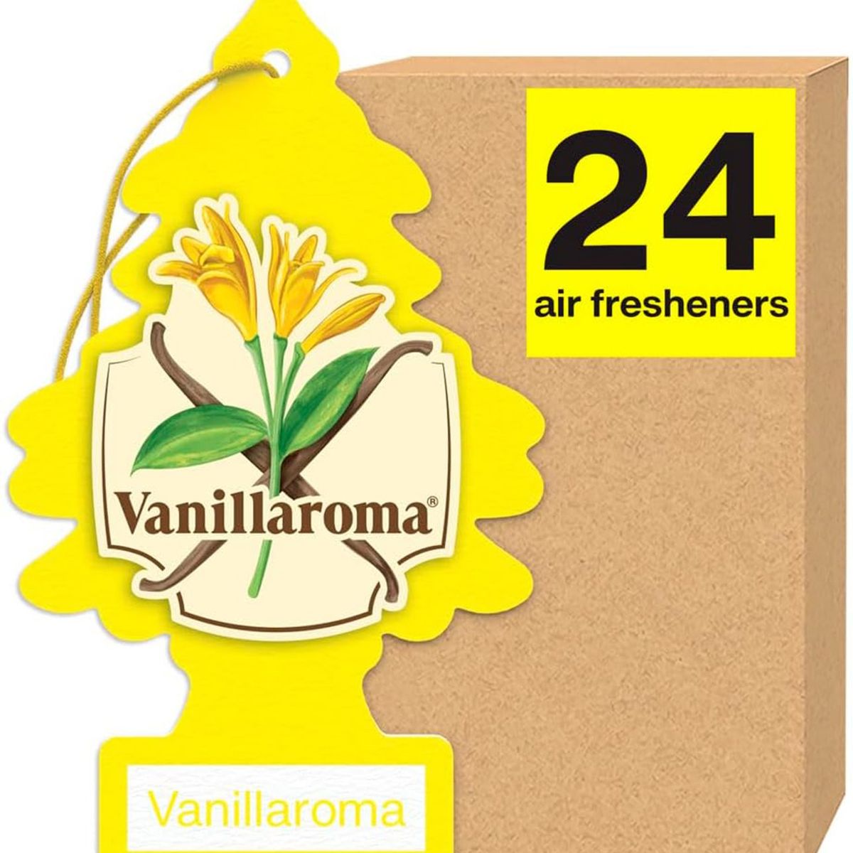 LITTLE TREES - Pack 24 Pinos Aromatizantes Little Trees Aroma Vainilla