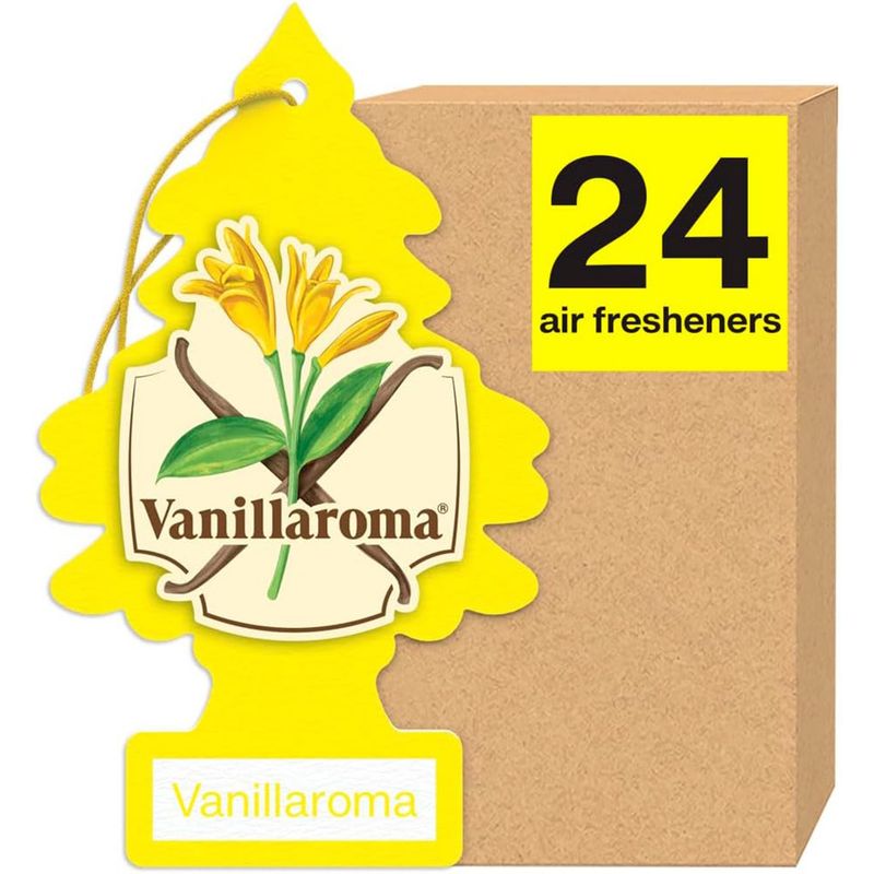 LITTLE TREES - Pack 24 Pinos Aromatizantes Little Trees Aroma Vainilla