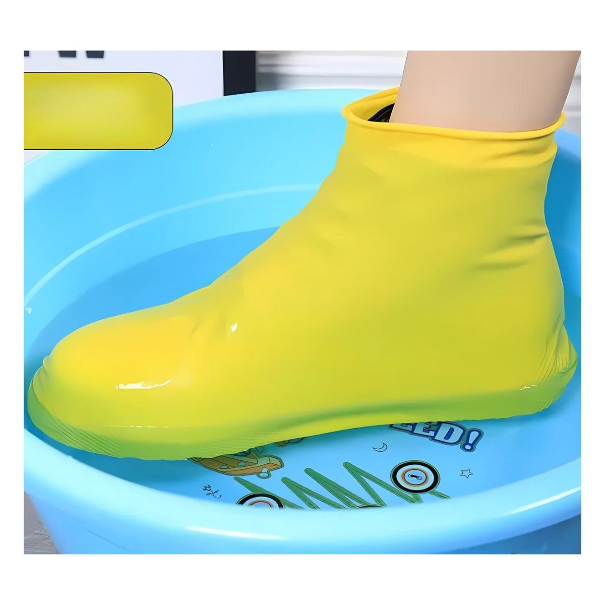 CRUSEC - Pack 5 Pares Cubrezapatos Impermeable Latex Protector Botas