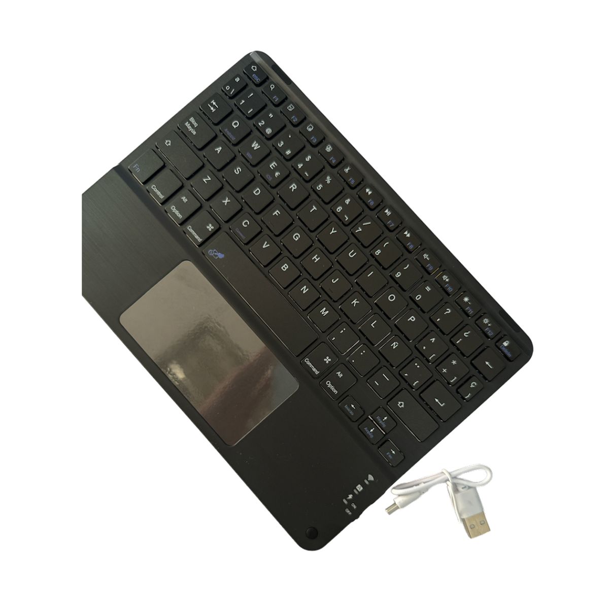JOIGO - Funda Con Teclado Touchpad Español Para iPad Air 11 6ta M2 2024 Negro