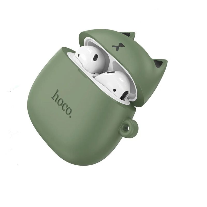 HOCO - Audifonos Bluetooth Tws Hoco Ew45 Gato Compatible iPhone Color Verde