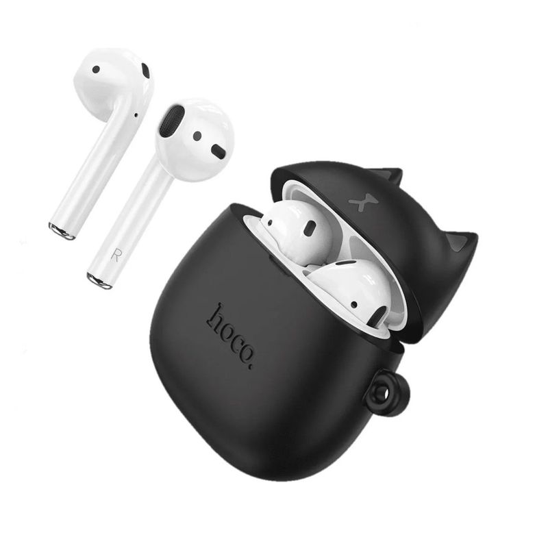 HOCO - Audifonos Bluetooth Tws Hoco Ew45 Gato Compatible iPhone Color Negro