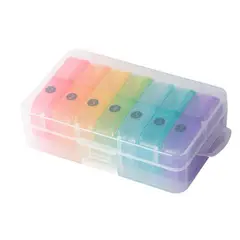 GENERICO - Pastillero Semanal Caja Organizador Medicina 3 Tomas Diarias